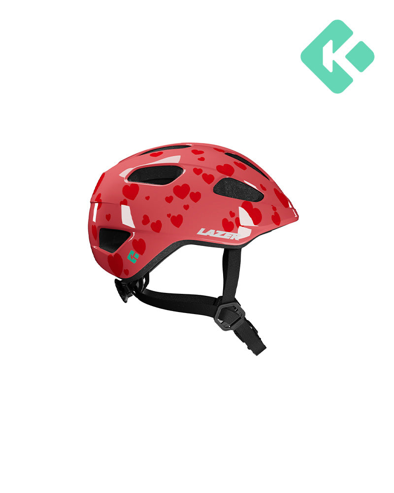 Lazer Nutz 2.0 KinetiCore Kids Helmet - Little Hearts