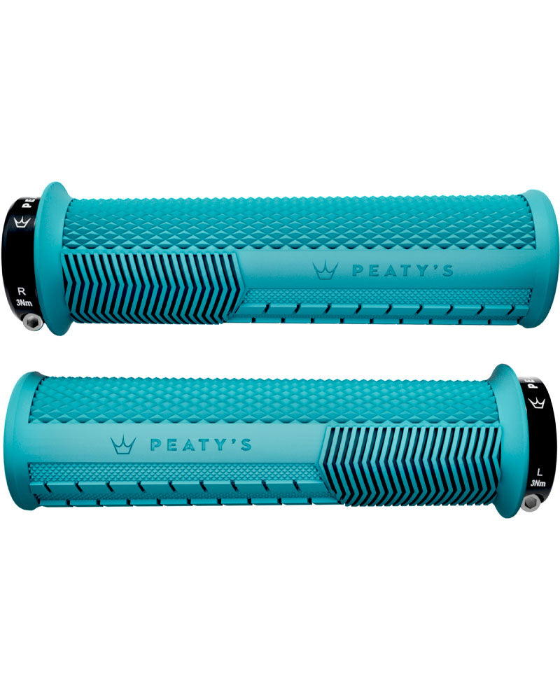 Peaty's Monarch Lock On Handlebar Grips - Knurl