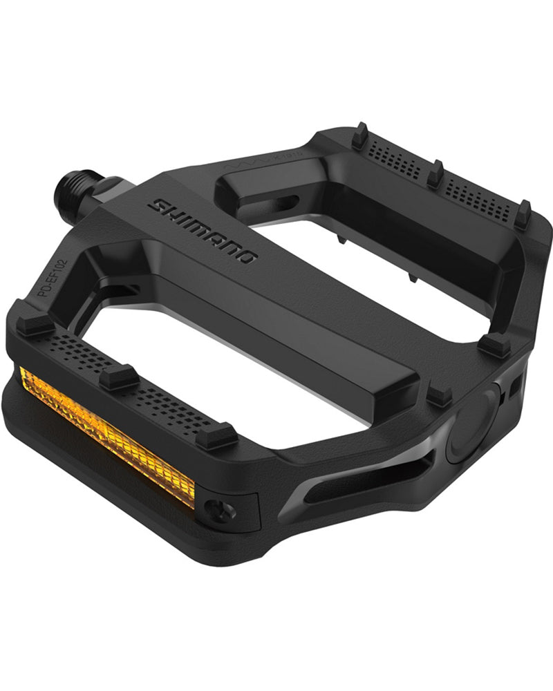 commuter flat pedals Shimano PD-EF102 Flat Pedal Black