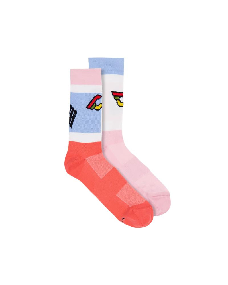 Cinelli Cycling Socks - Thelma & Louise Red and Pink