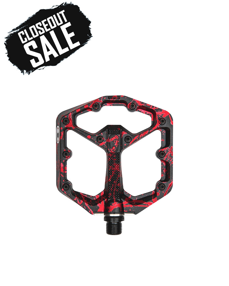 Crankbrothers Stamp 7 Limited Edition Pedals Red Splatter New Era Cycle
