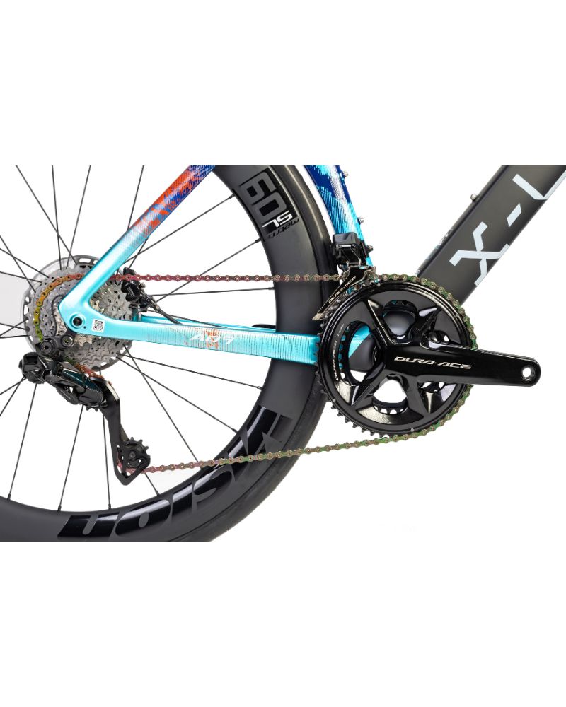 KMC X12L Go Waxed 12 Speed Chain - Emerald Flame