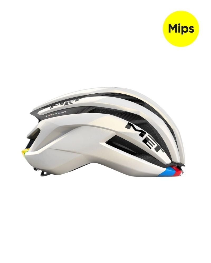 MET Trenta 3K Carbon MIPS Road Helmet - Rainbow Limited Edition