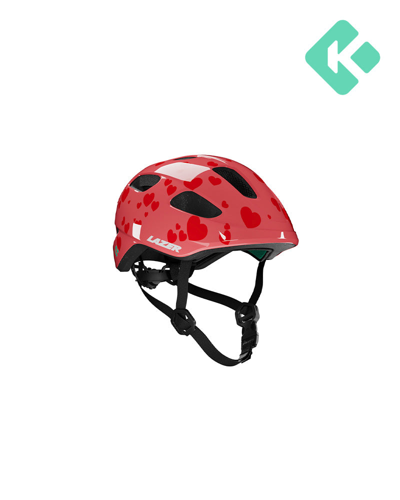 Lazer Nutz 2.0 KinetiCore Kids Helmet - Little Hearts