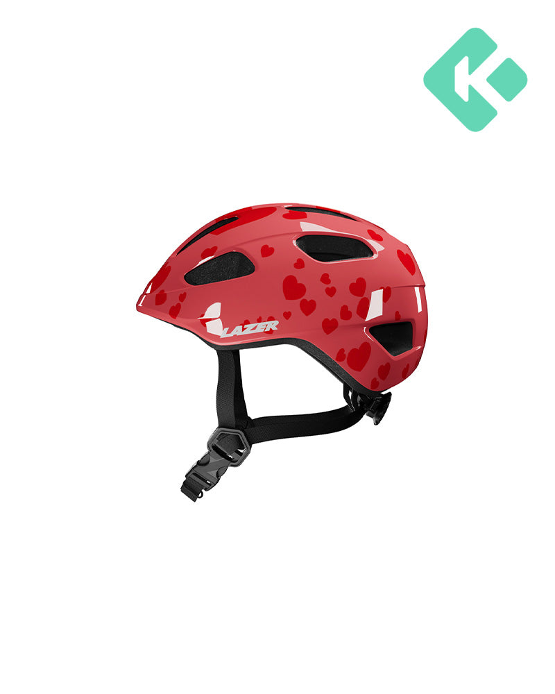 Lazer Nutz 2.0 KinetiCore Kids Helmet - Little Hearts