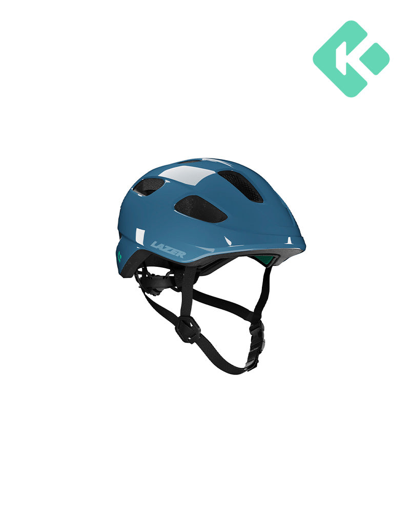 Lazer Nutz 2.0 KinetiCore Kids Helmet - Steel Blue