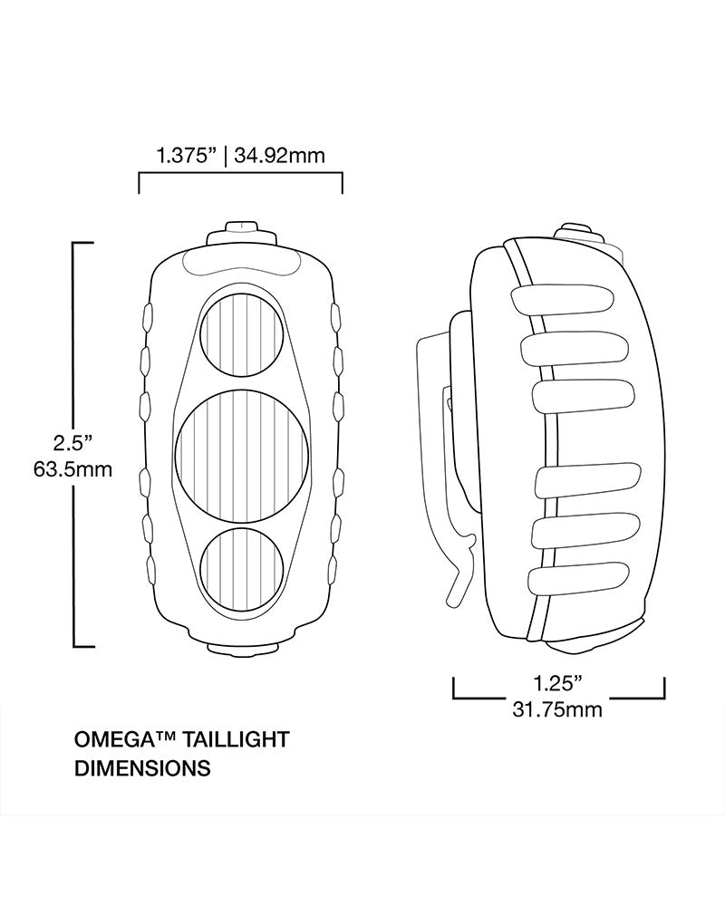 NiteRider Omega 330 Rear Light