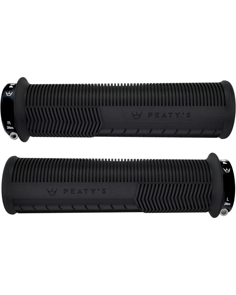 Peaty's Monarch Lock On Handlebar Grips Mushroom New Era