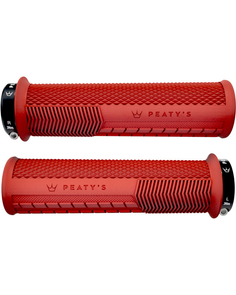 Peaty's Monarch Lock On Handlebar Grips - Knurl