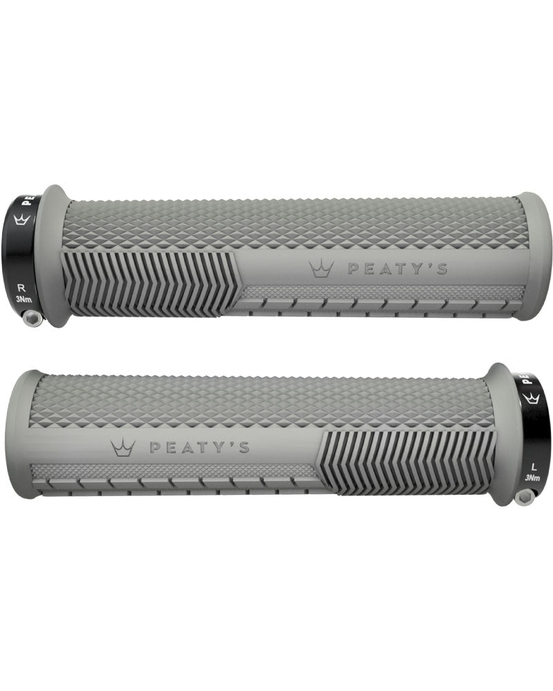 Peaty's Monarch Lock On Handlebar Grips - Knurl