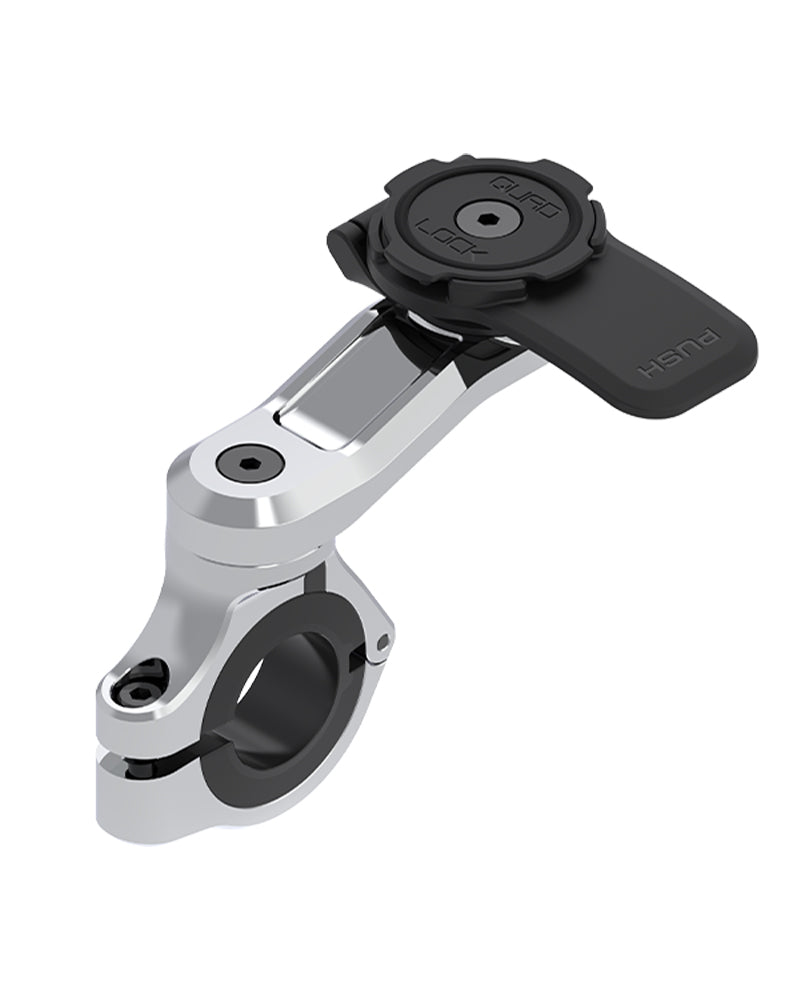 Quad Lock Motorcycle Handlebar Mount Pro Chrome