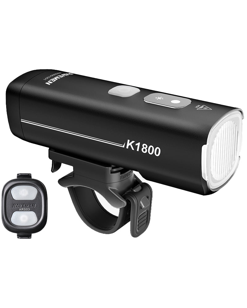 Ravemen K1800 USB Rechargeable Front Light