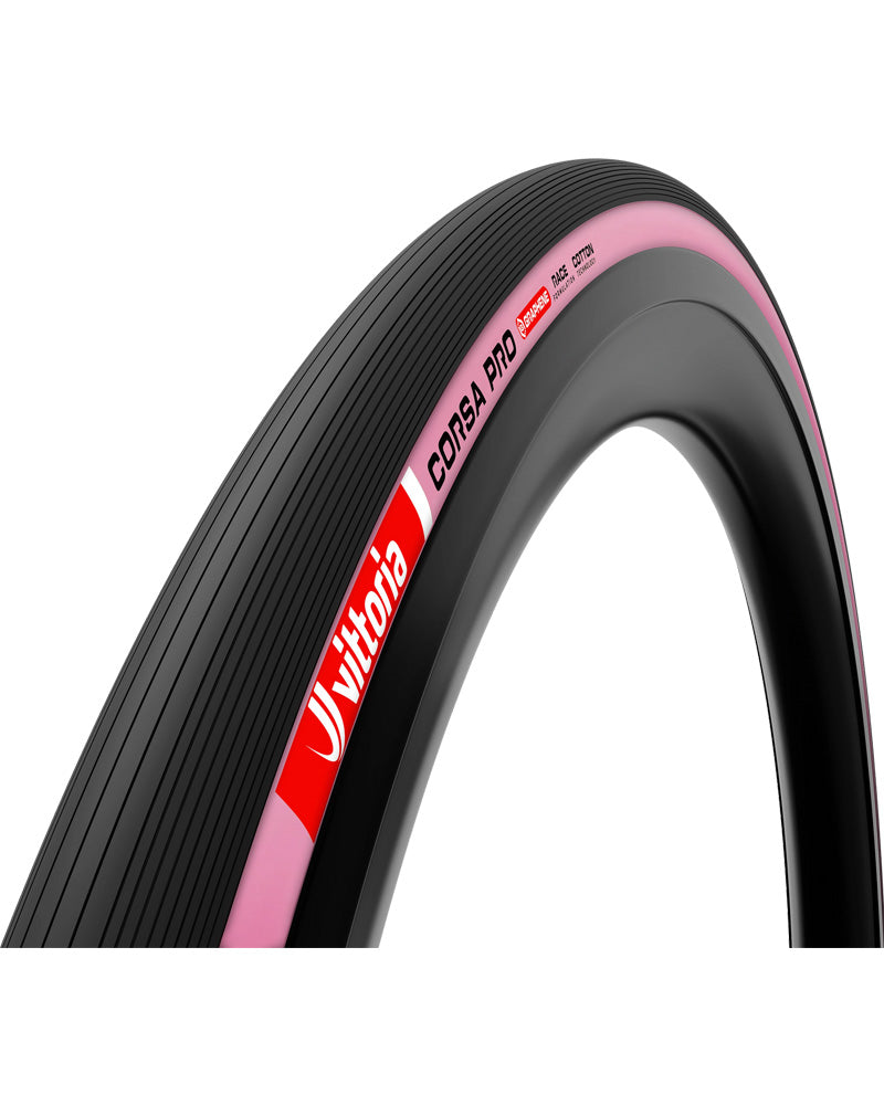 【新品】Vittoria Corsa Pro TLR 700×30c Vittoria Corsa Pro TLR Pink Edition Tubeless Road Tyre | New Era Cycle