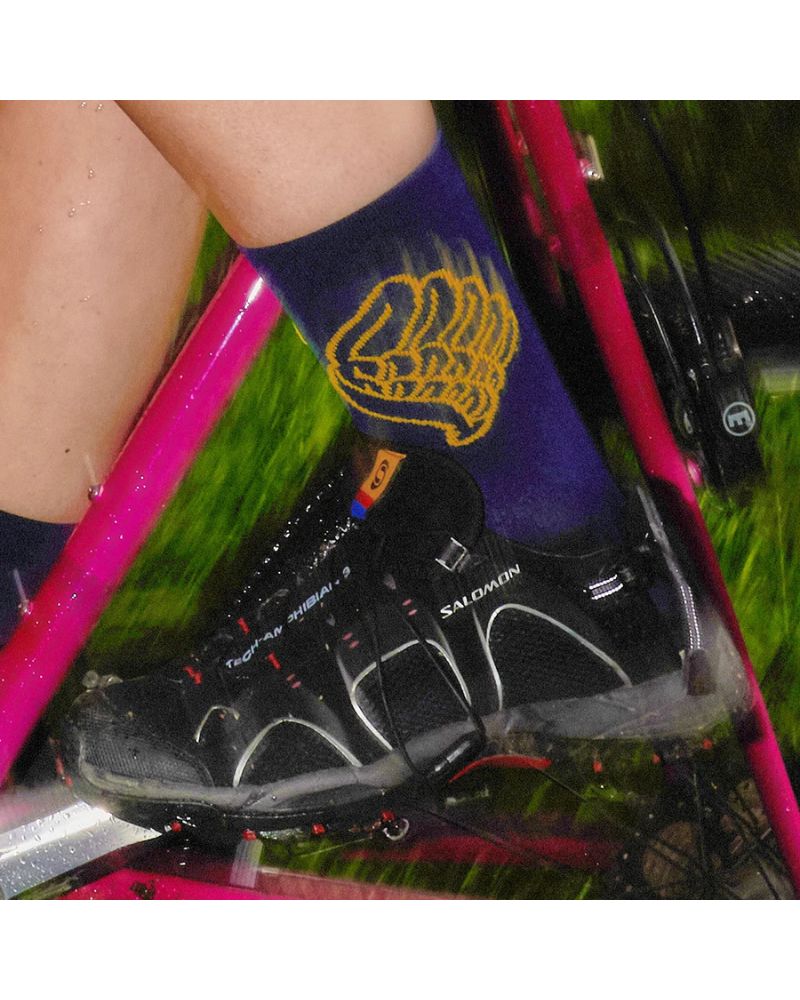 Cinelli Cycling Socks - Milano Bike Veterans Blue