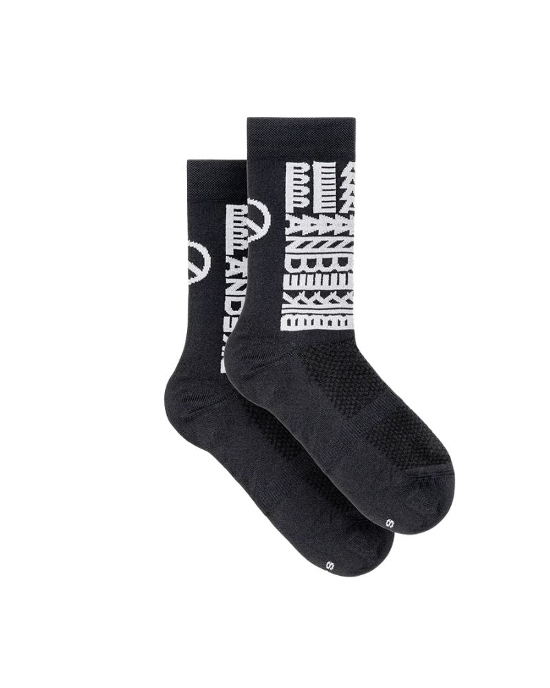 Cinelli Cycling Socks - Peace Black