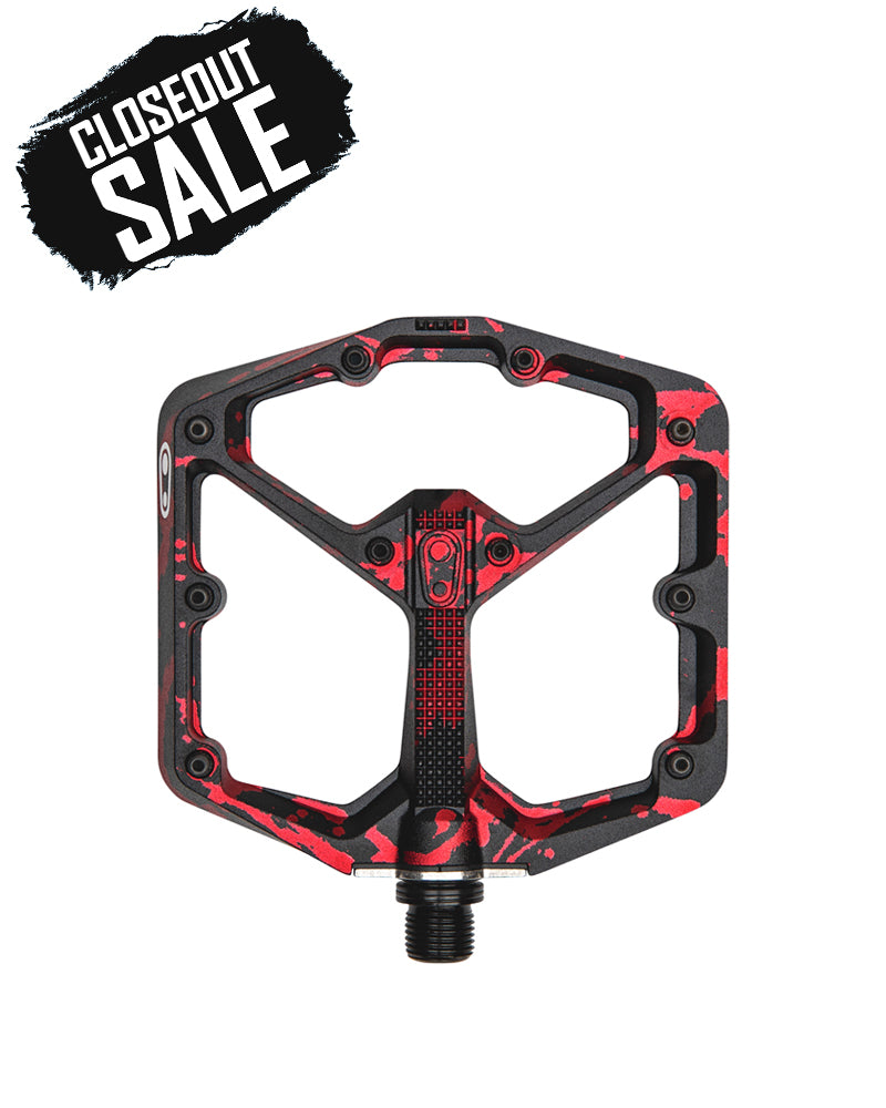 Crankbrothers Stamp 7 Limited Edition Pedals - Red Splatter