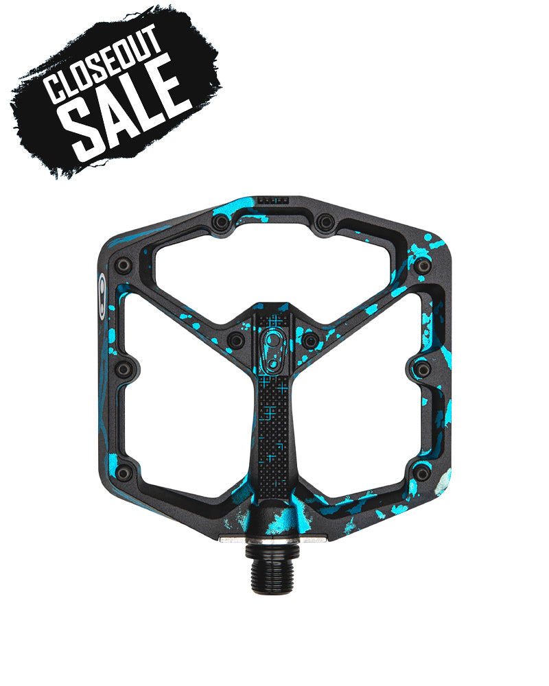 Crankbrothers Stamp 7 Limited Edition Pedals - Blue Splatter