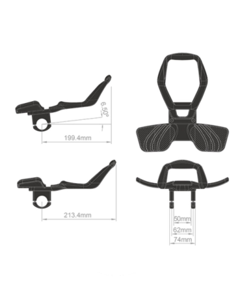 Controltech Sirocco Mini Clip-On TT Bar