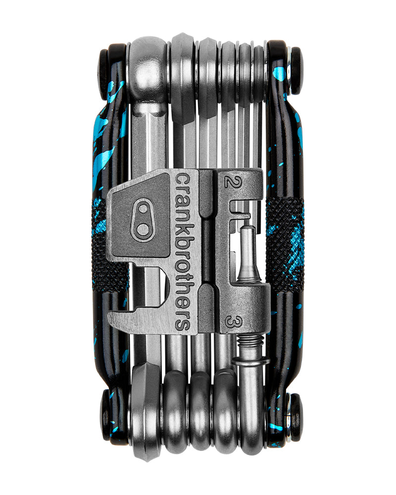 Crankbrothers M17 Multi Tool Limited Edition - Splatter Paint Blue