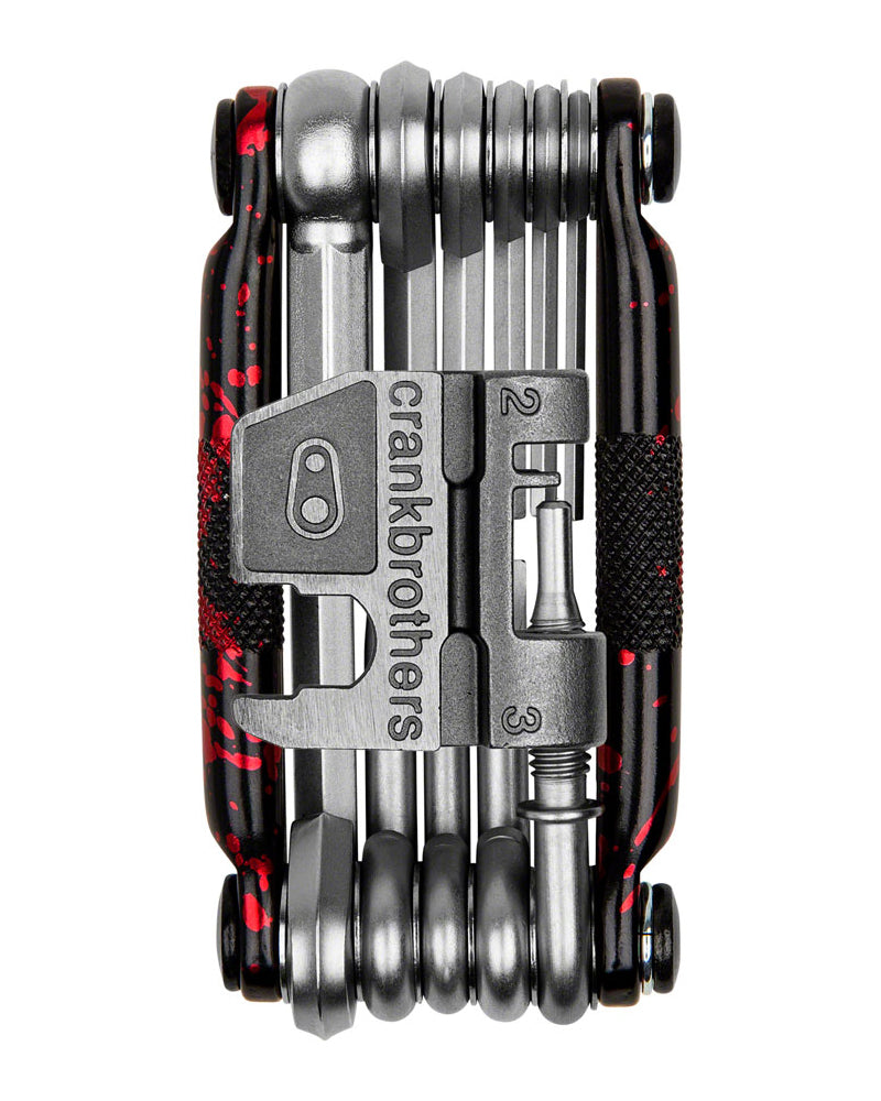 Crankbrothers M17 Multi Tool Limited Edition - Splatter Paint Red