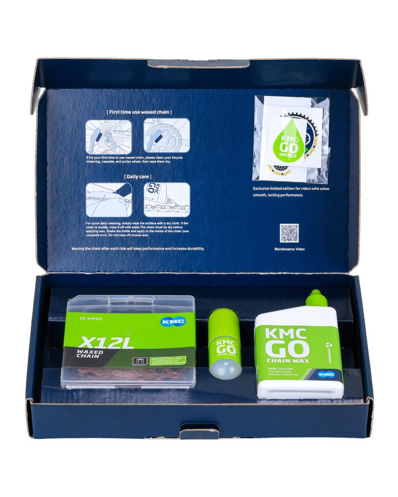 KMC X12L Go Waxed 12 Speed Chain - Limited Edition Gift Box