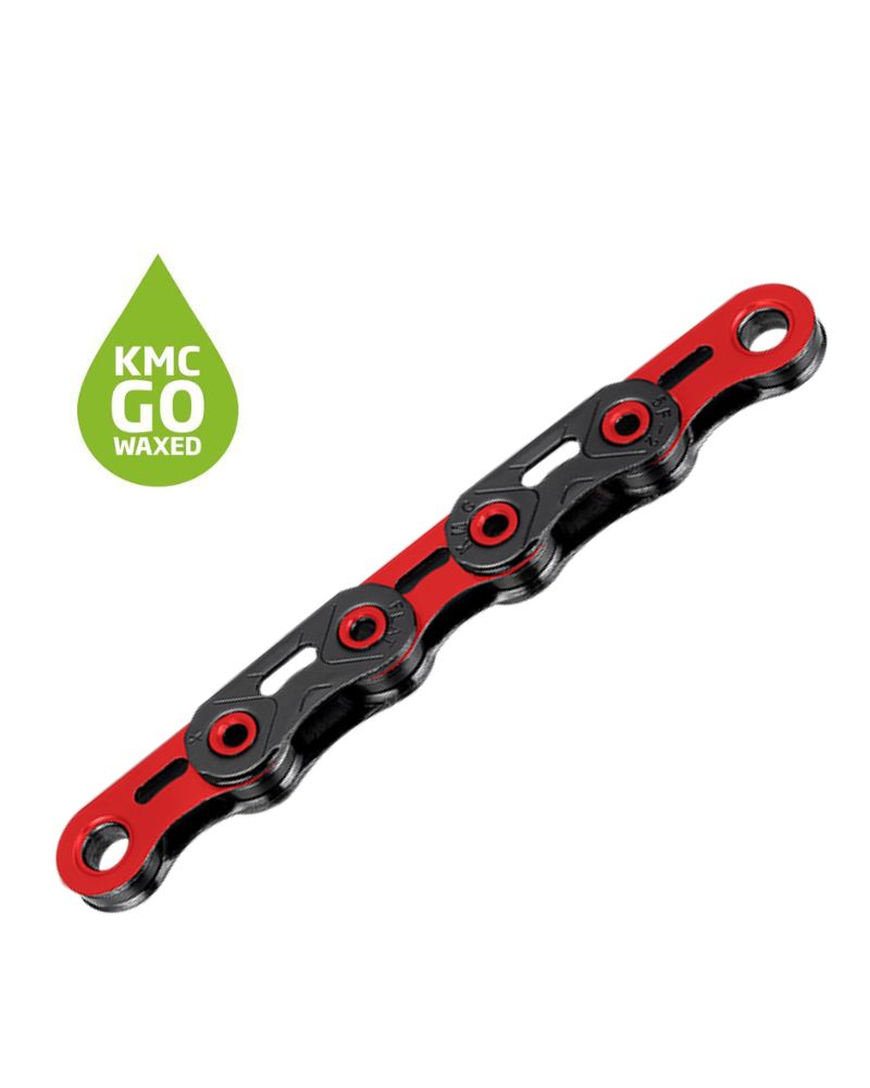 KMC XSL DLC Flat Go Waxed 12/13 Speed Flattop Chain