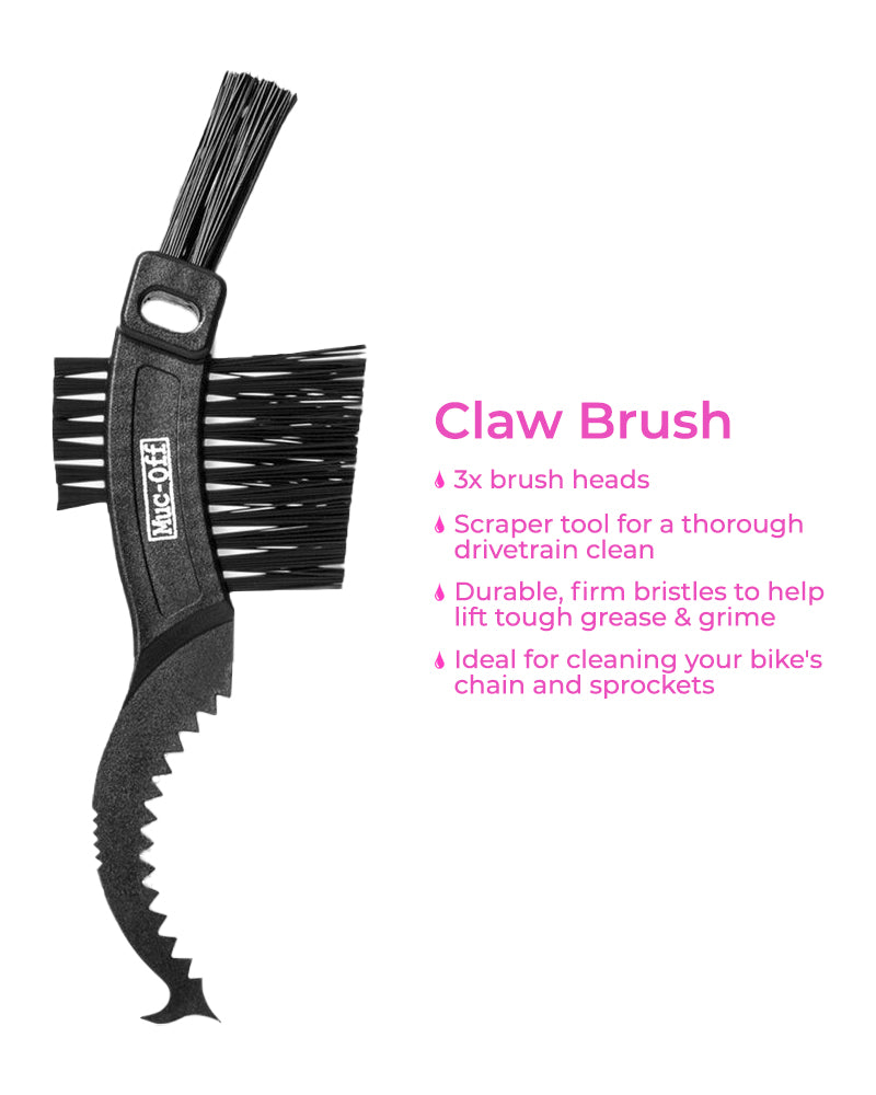 Muc-Off 3x Premium Cleaning Brush Set