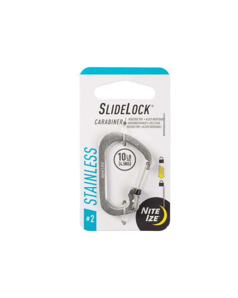Nite Ize SlideLock® Stainless Steel Carabiner - Single pack