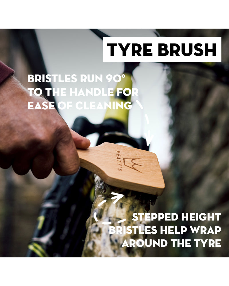 Peaty's Bicycle Brush Set