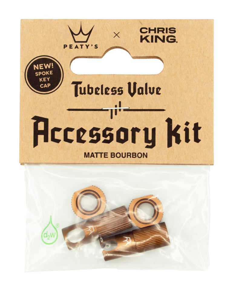 Peaty's x Chris King MK2 Tubeless Valve Accessory Kit