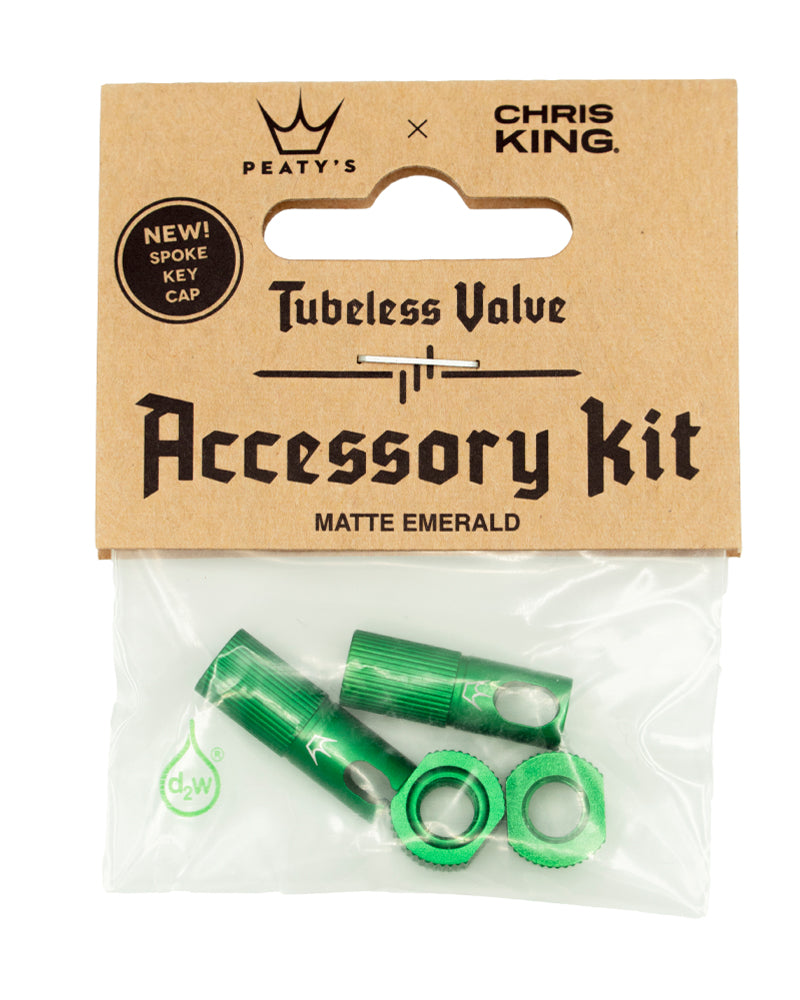 Peaty's x Chris King MK2 Tubeless Valve Accessory Kit