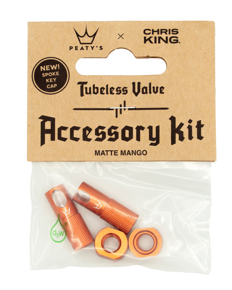 Peaty's x Chris King MK2 Tubeless Valve Accessory Kit