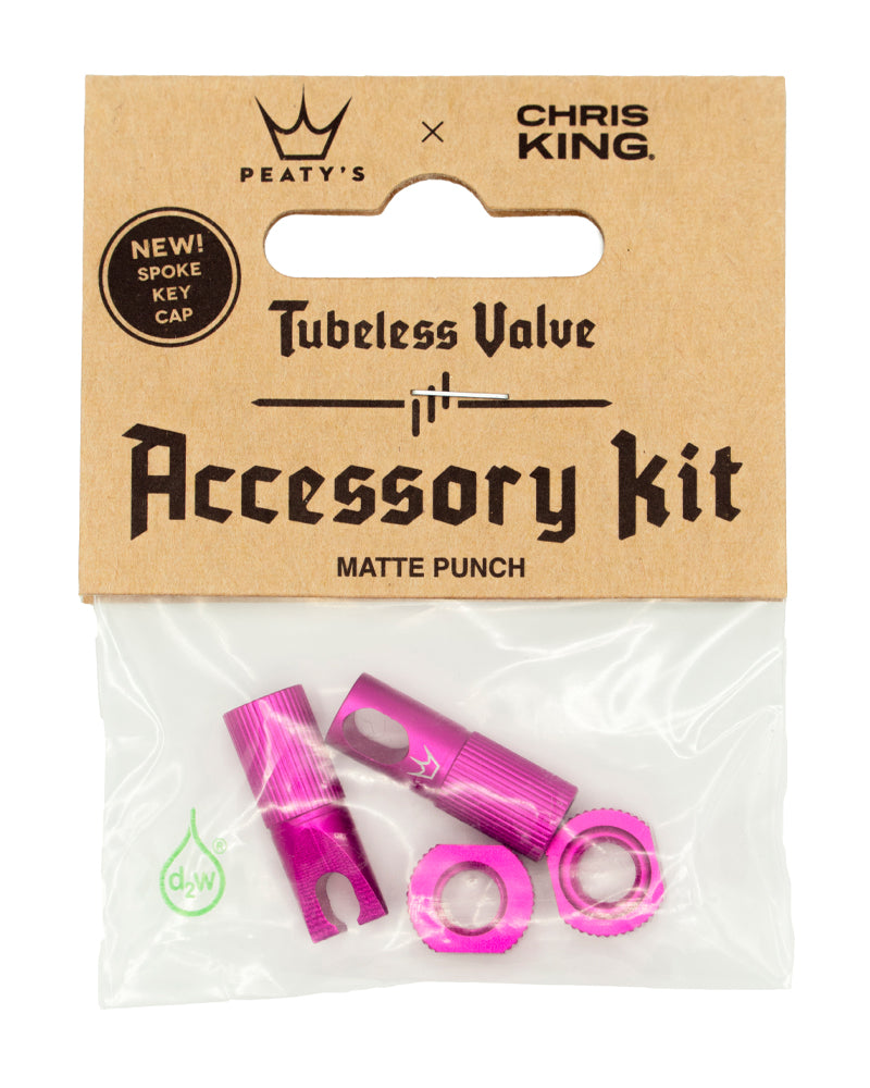 Peaty's x Chris King MK2 Tubeless Valve Accessory Kit