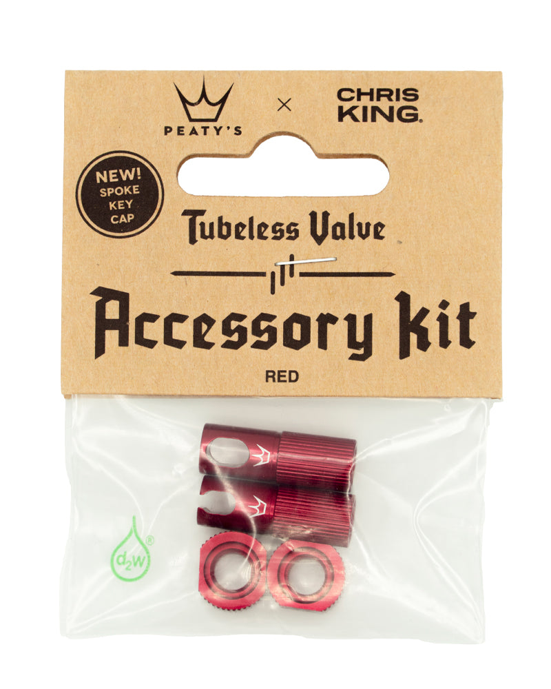 Peaty's x Chris King MK2 Tubeless Valve Accessory Kit