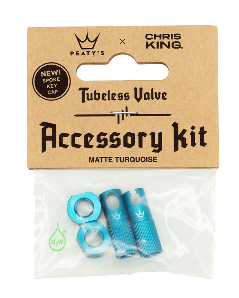 Peaty's x Chris King MK2 Tubeless Valve Accessory Kit