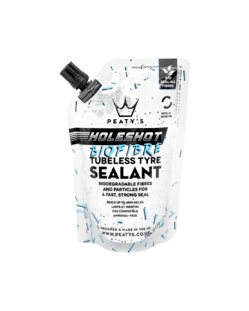 Peaty's HoleShot BioFibre Tubeless Tyre Sealant