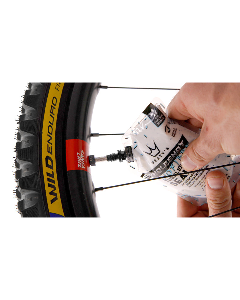 Peaty's HoleShot BioFibre Tubeless Tyre Sealant