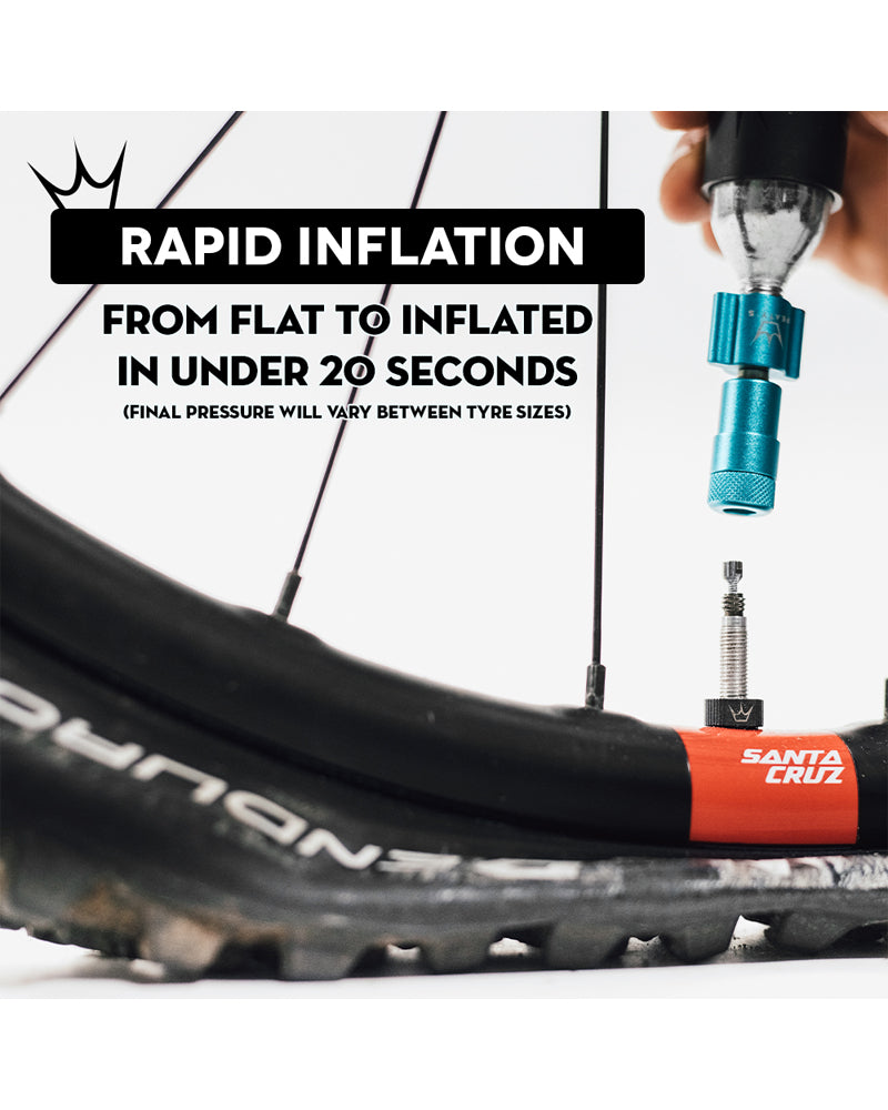 Peaty's HoleShot CO2 Tyre Inflator Kit