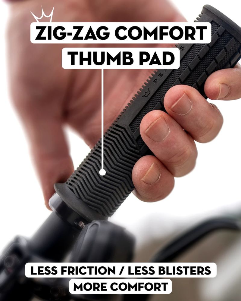 Peaty's Monarch Lock On Handlebar Grips V2 - Knurl