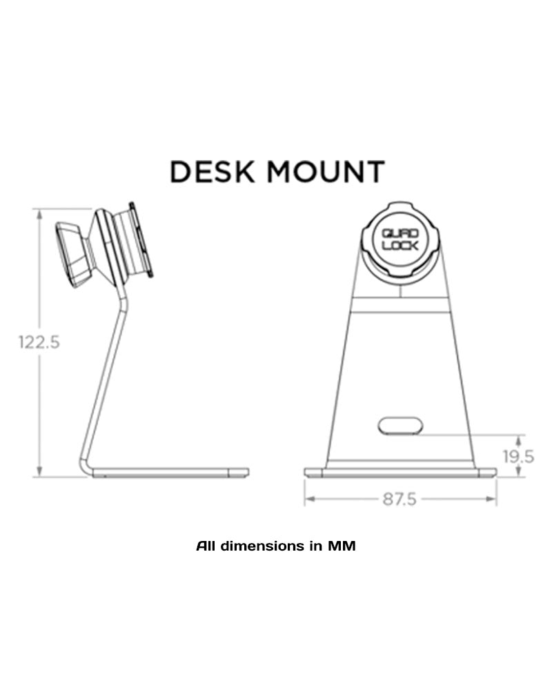 Quad Lock Desk Mount