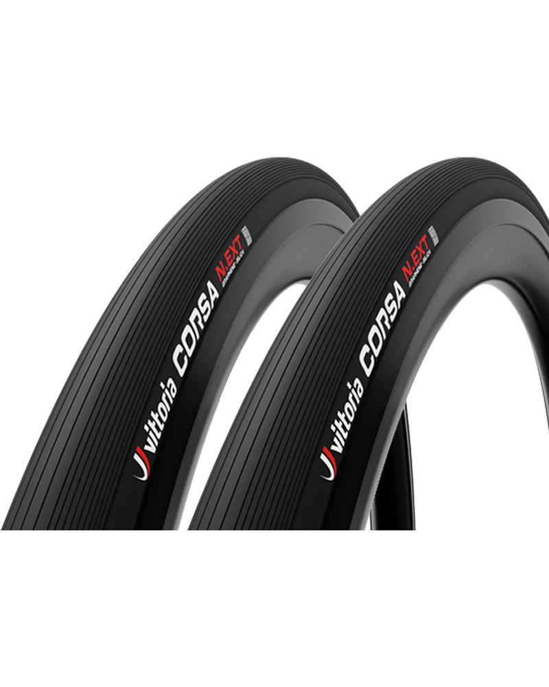 Vittoria Corsa N.EXT Tubeless Ready Competition Clincher Road Tyre Set - Special Offer