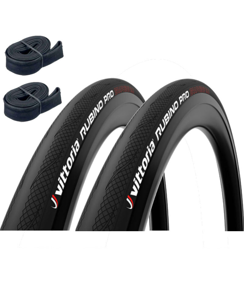 Vittoria Rubino Pro Graphene 2.0 Clincher Road Tyre Twin Pack